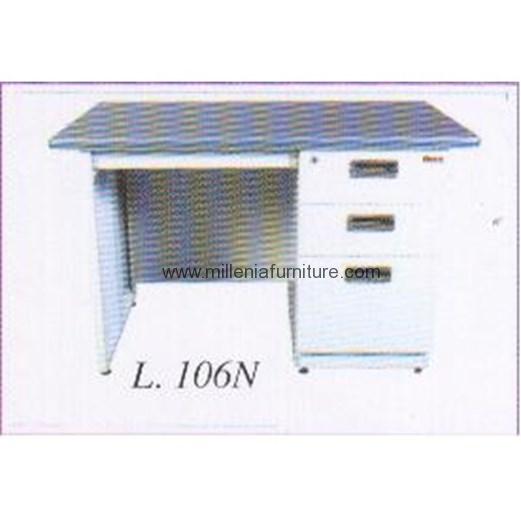 jual meja kantor lion l 106 n - meja kantor denpasar bali