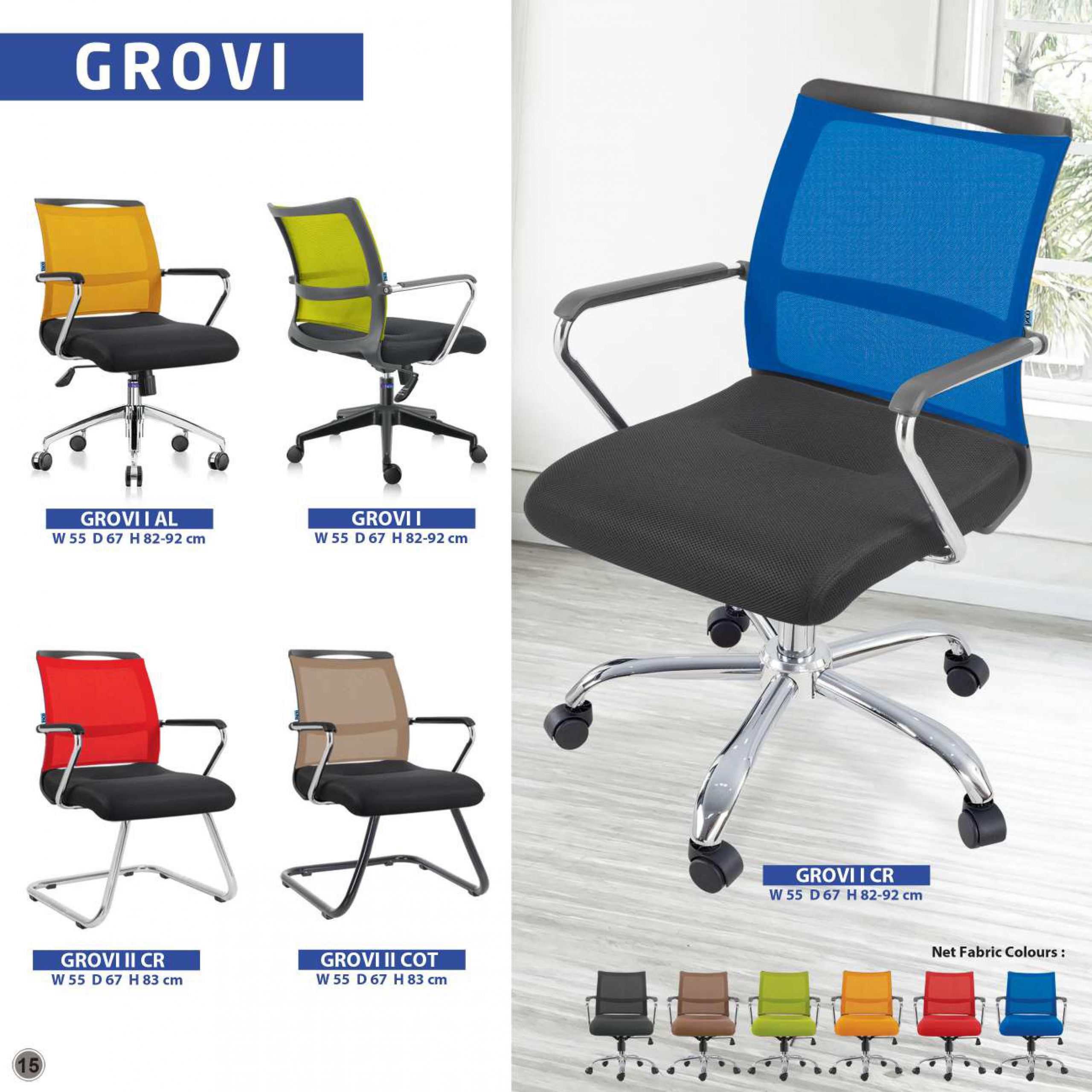 kursi kantor bali - Kursi kerja Kantor bali Indachi Inco Grovi