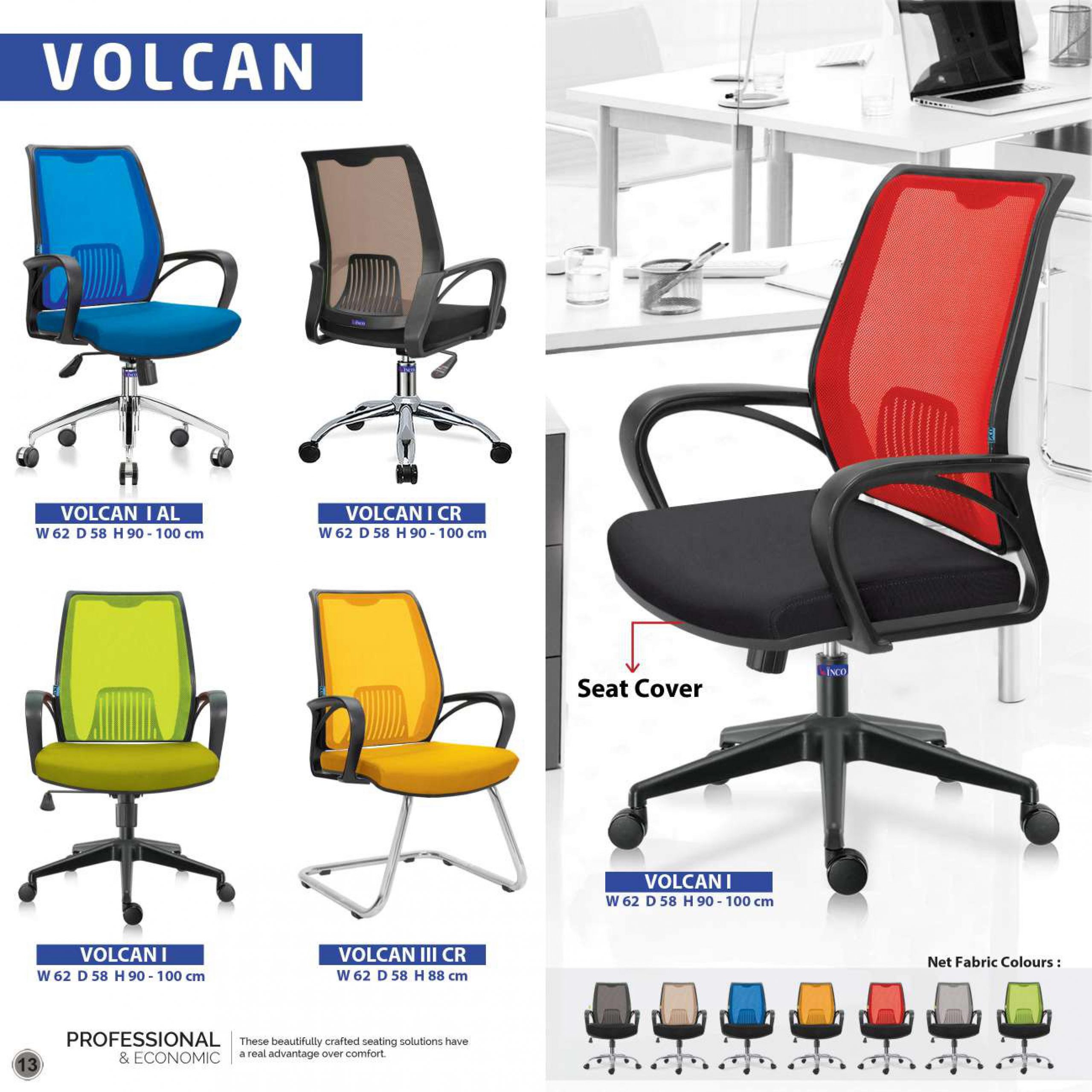 Jual Kursi Kantor Denpasar - kursi kantor bali - Kursi Kantor Indachi Inco Volcan